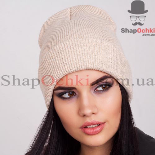 Шапка женская Caskona,  Peri 2 F Uni Lux,  бежевая