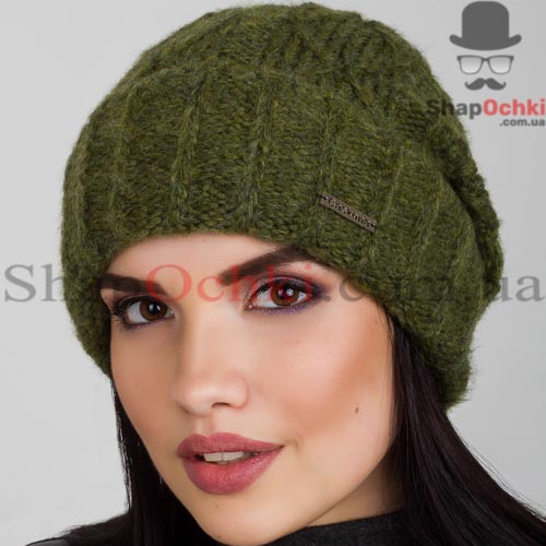 Шапка женская Caskona,  Siena Ist Flip Uni,  цвет  хаки