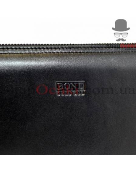 Барсетка чоловіча BOND, 884-1, шкіра, чорна