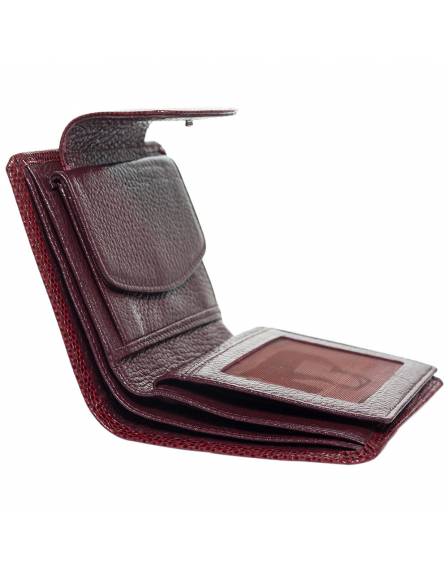 Кошелек женский Desisan, 086-730, кожа, бордо