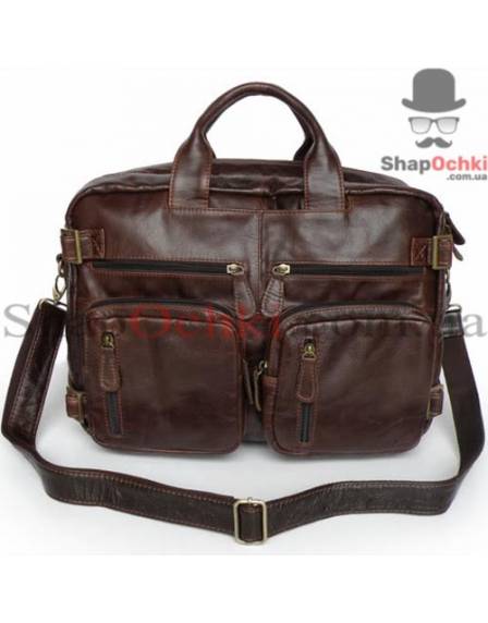 Сумка рюкзак чоловіча Jasper&Maine 7026R, шкіра, колір коричневий