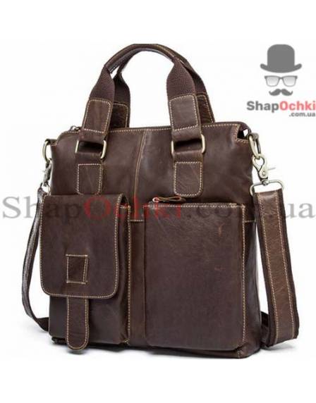 Сумка мужская Bexhill BX259B, кожа, коричневая