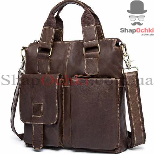 Сумка мужская Bexhill BX259B,  кожа,  коричневая
