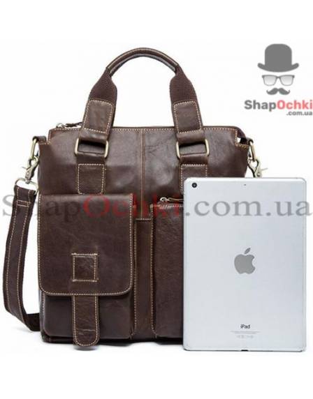 Сумка мужская Bexhill BX259B, кожа, коричневая