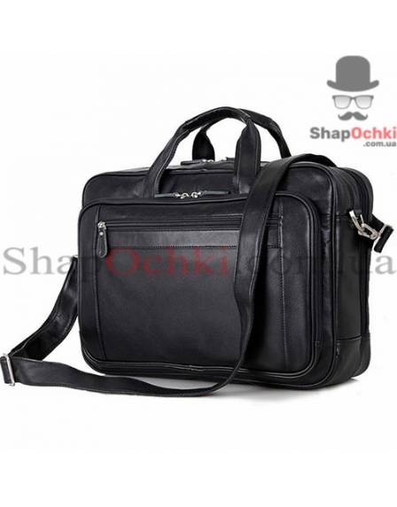 Сумка чоловіча Tiding Bag 7367A, шкіра, чорна