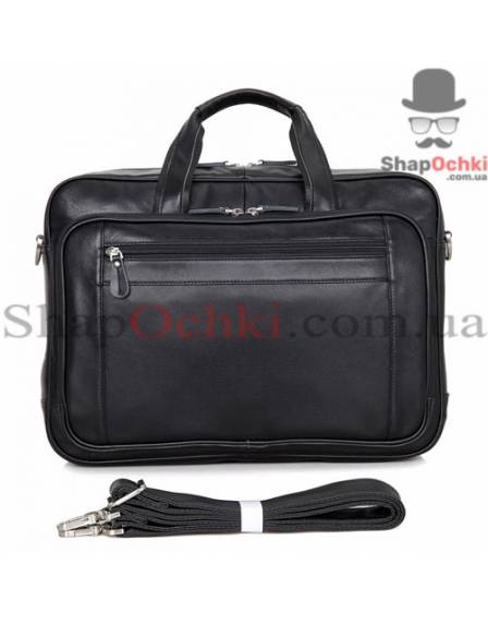 Сумка чоловіча Tiding Bag 7367A, шкіра, чорна