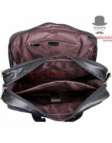 Сумка чоловіча Tiding Bag 7367A, шкіра, чорна