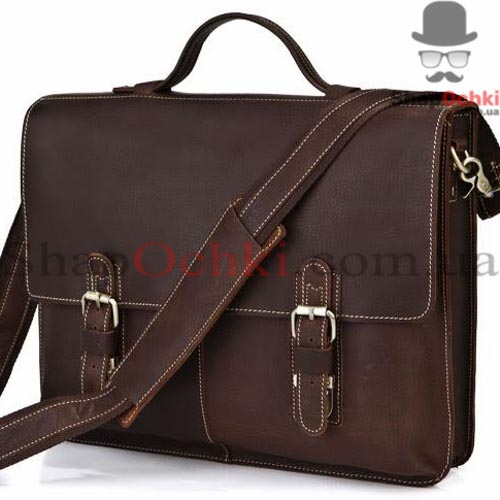 Портфель чоловічий Tiding Bag 7090R,  шкіра,  темно-коричневий