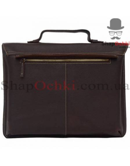 Портфель чоловічий Tiding Bag 7090R, шкіра, темно-коричневий