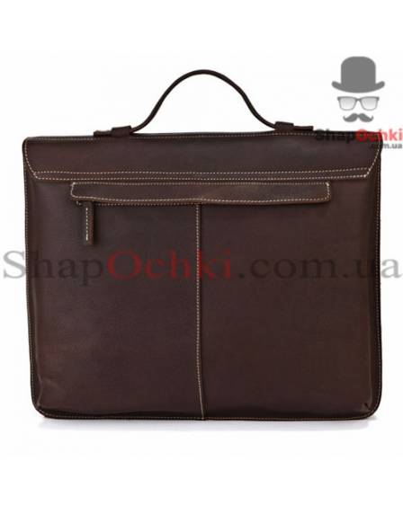 Портфель чоловічий Tiding Bag 7090R, шкіра, темно-коричневий