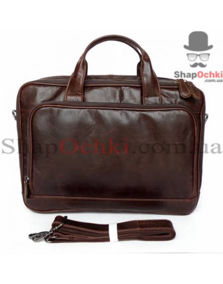 Сумка чоловіча Jasper&Maine 7005Q, шкіра, колір кофейний