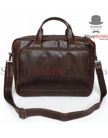 Сумка чоловіча Jasper&Maine 7005Q, шкіра, колір кофейний