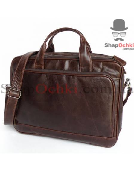 Сумка чоловіча Jasper&Maine 7005Q, шкіра, колір кофейний