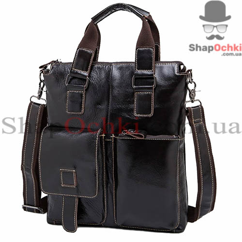 Сумка мужская Bexhill BX259C,  кожа,  темно-коричневая