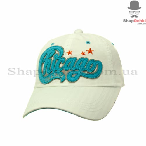 Бейсболка чоловіча Chunglim,  Chicago Vintage,  біла