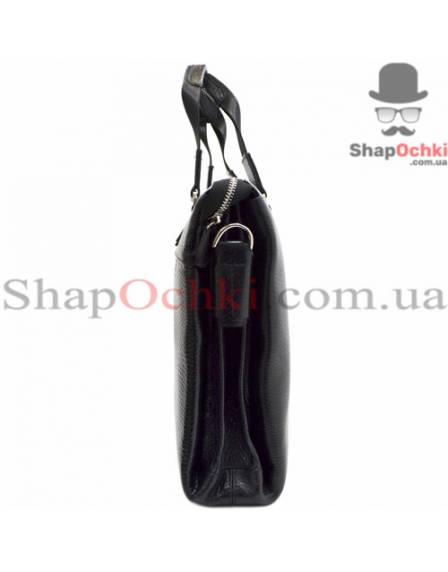 Портфель мужской Desisan, 1341-011, кожа, черный