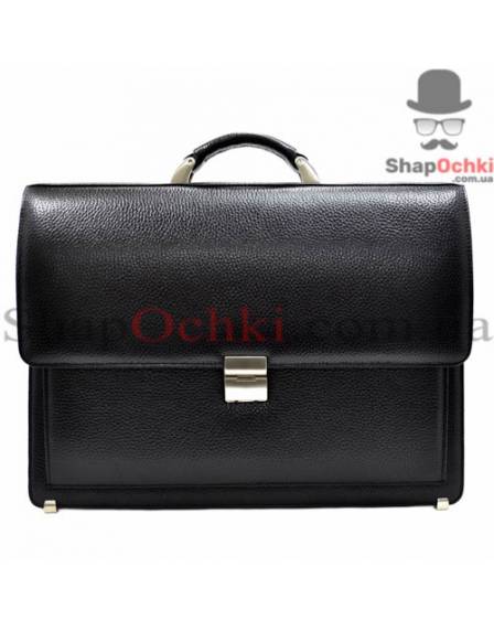 Портфель мужской Desisan, 216-011, кожа, черный
