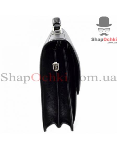Портфель мужской Desisan, 216-011, кожа, черный