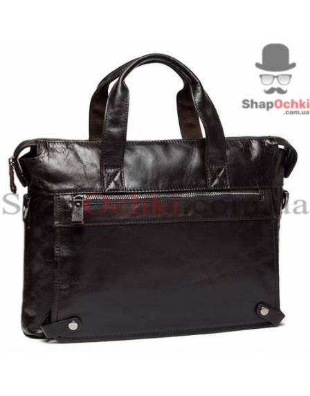 Сумка чоловіча Jasper&Maine 7120C-2, шкіра, темно-кофейна