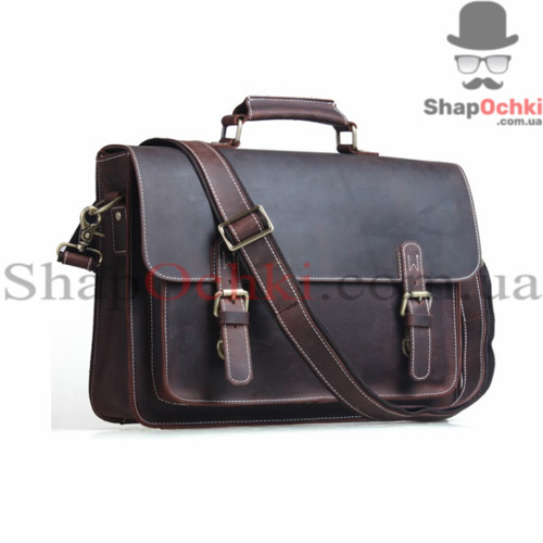 Портфель чоловічий Tiding Bag t1099,  шкіра,  коричневий