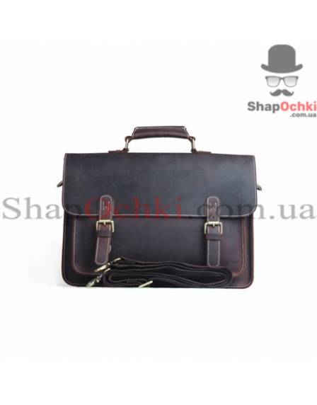 Портфель чоловічий Tiding Bag t1099, шкіра, коричневий
