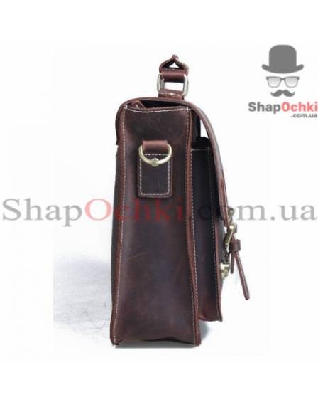 Портфель чоловічий Tiding Bag t1099, шкіра, коричневий
