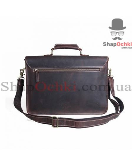 Портфель чоловічий Tiding Bag t1099, шкіра, коричневий