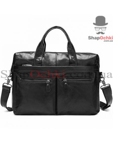 Сумка чоловіча Bexhill Bx9005A, шкіра, чорна