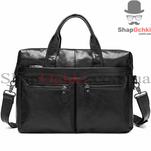 Сумка мужская Bexhill Bx9005A,  кожа,  черная