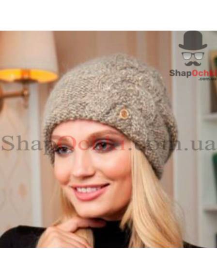 Шапка жіноча Lirus Novita, колір Танго, бежева