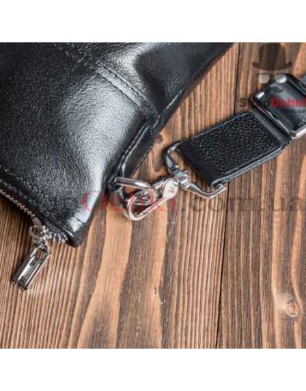 Сумка чоловіча Tiding Bag M6969-3A, шкіра, чорна
