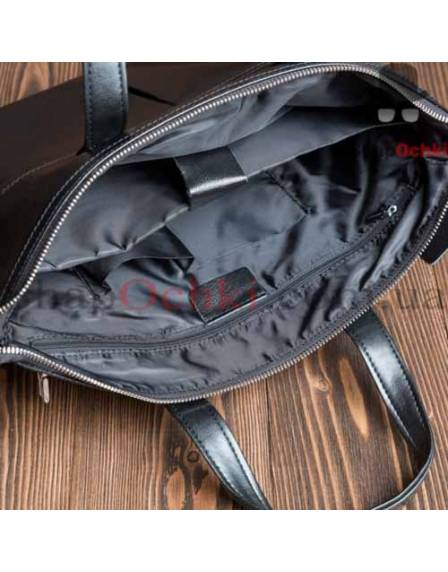 Сумка чоловіча Tiding Bag M6969-3A, шкіра, чорна