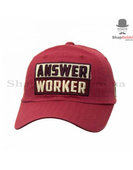 Бейсболка чоловіча Chunglim, Answer Worker, червона