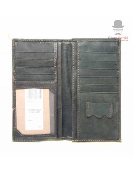 Купюрник чоловічий Levi’s Jeep 8851, шкіра, коричневий