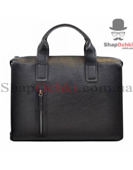 Портфель мужской Desisan, 6017-011, кожа, черный