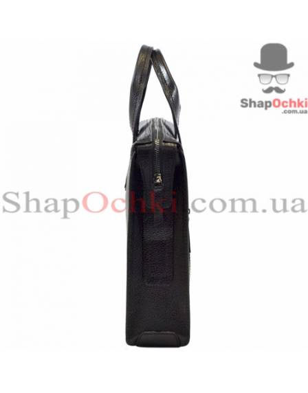 Портфель мужской Desisan, 6017-011, кожа, черный