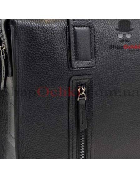 Портфель мужской Desisan, 6017-011, кожа, черный