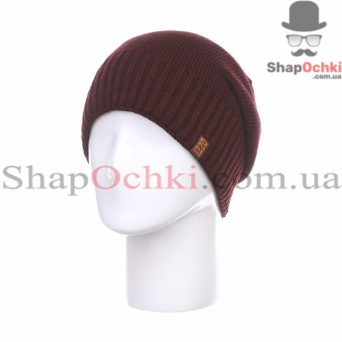 Шапка Ozzi,  №120,  черный+бордо