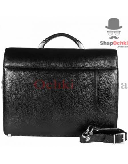 Портфель мужской Desisan, 319-011, кожа, черный