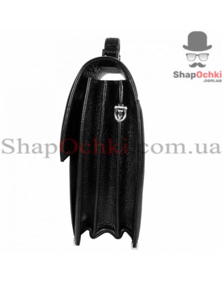 Портфель мужской Desisan, 319-011, кожа, черный
