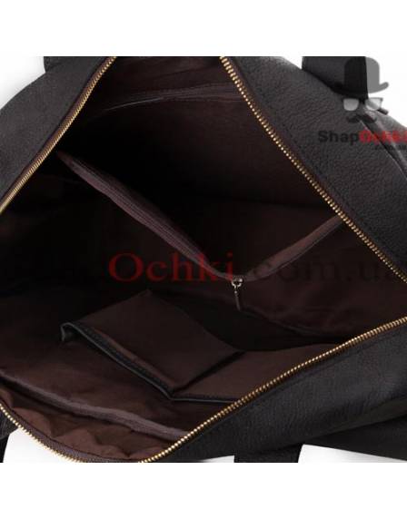 Сумка чоловіча Tiding Bag GB331-1A, шкіра, чорна