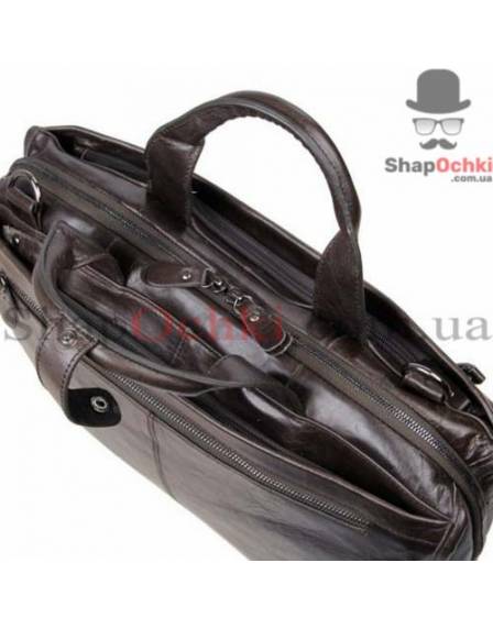Сумка чоловіча Tiding Bag 7243J, шкіра, сіро-коричнева