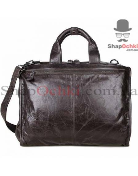 Сумка чоловіча Tiding Bag 7243J, шкіра, сіро-коричнева
