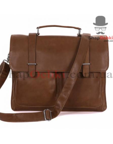 Сумка чоловіча Tiding Bag 7100B-2, шкіра, коричнева