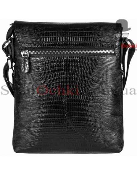 Барсетка мужская мягкая Desisan, 349-143, кожа, черная