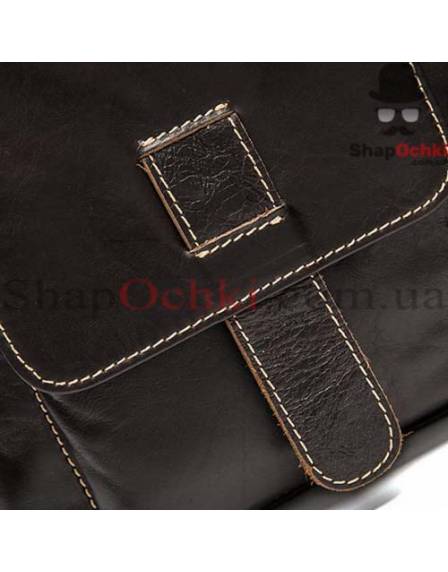 Сумка чоловіча Tiding Bag 7264C, шкіра, шоколад