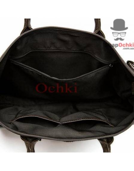 Сумка чоловіча Tiding Bag 7241С, шкіра, шоколад