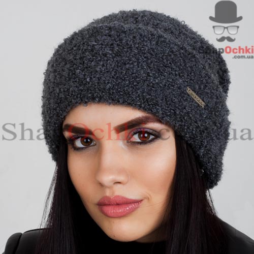 Шапка жіноча Caskona,  Sarah Flip Uni,  сіра