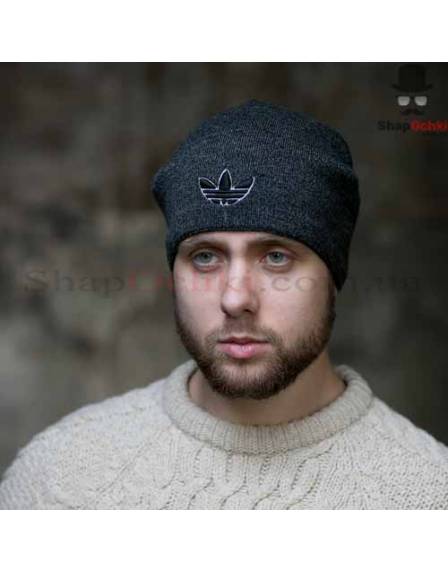 Шапка чоловіча Gunner, Adidas, сірий меланж