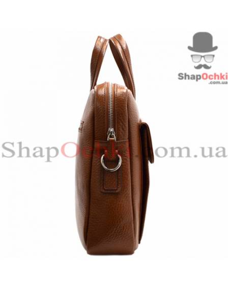 Портфель мужской Desisan, 340-015, кожа, рыжий